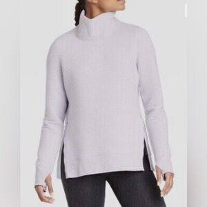 𝅺WOMEN’S Funnel Neck Sweatshirt W/Thumbholes